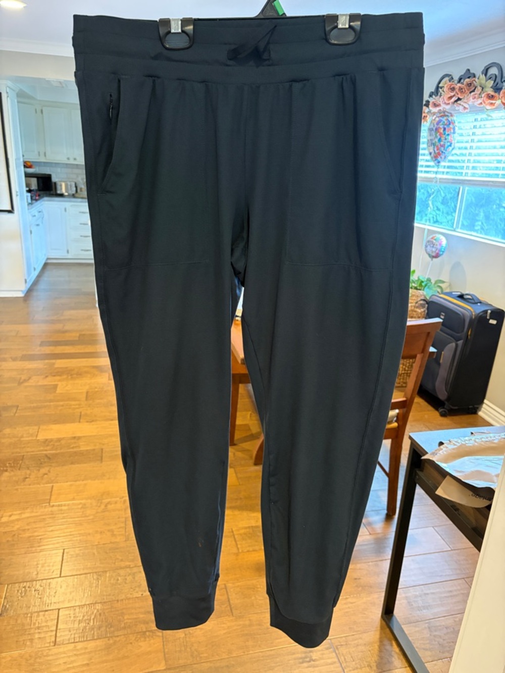 Zella Navy Blue  Men's Jogger Pants with Zippered Pockets